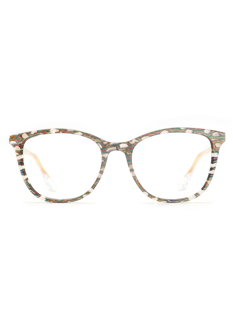 KREWE EYEGLASSES - MELROSE | Como + Crystal Handcrafted, luxury custom acetate cat eye womens glasses