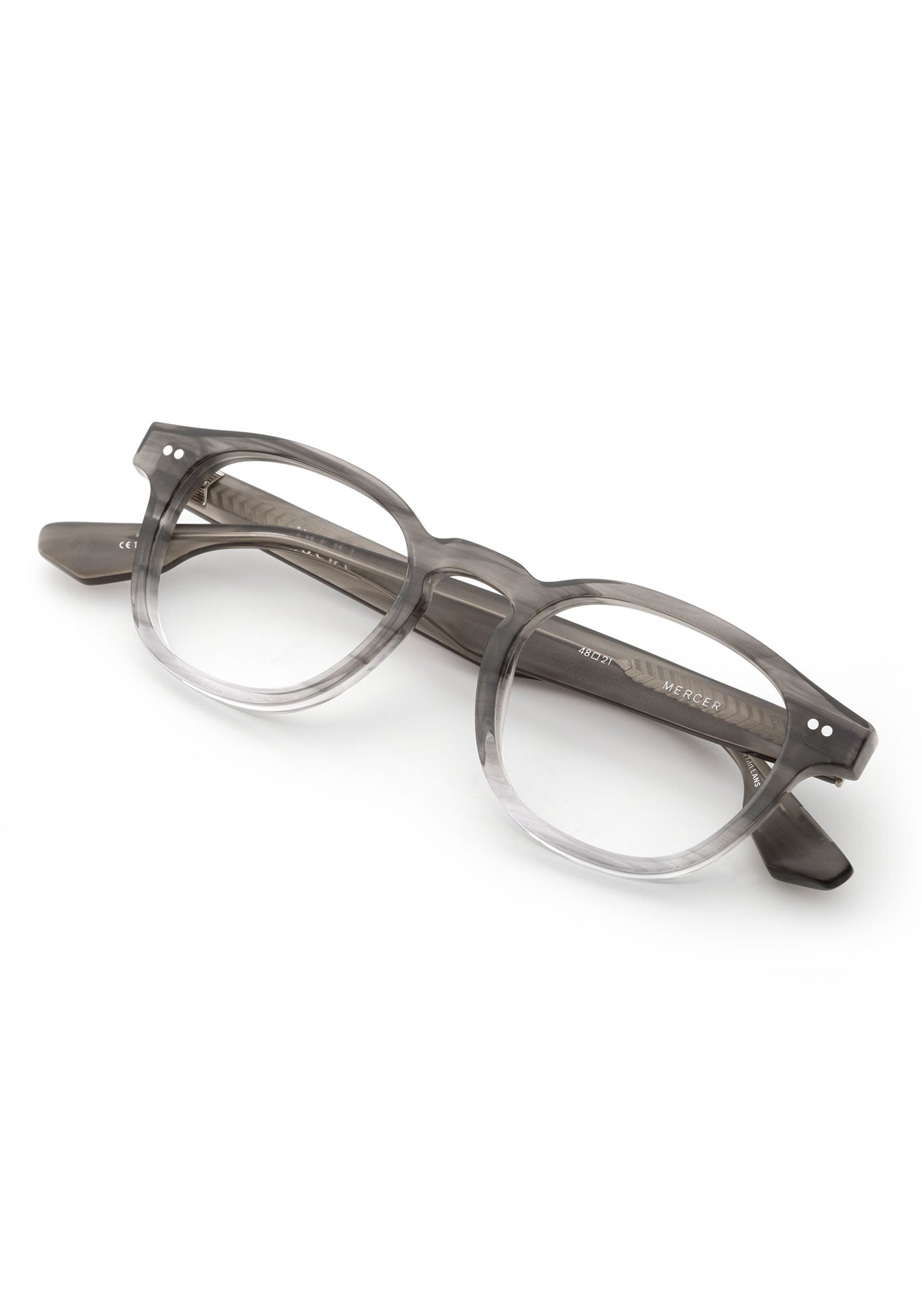 KREWE - MERCER | Birch Handcrafted, luxury grey acetate glasses