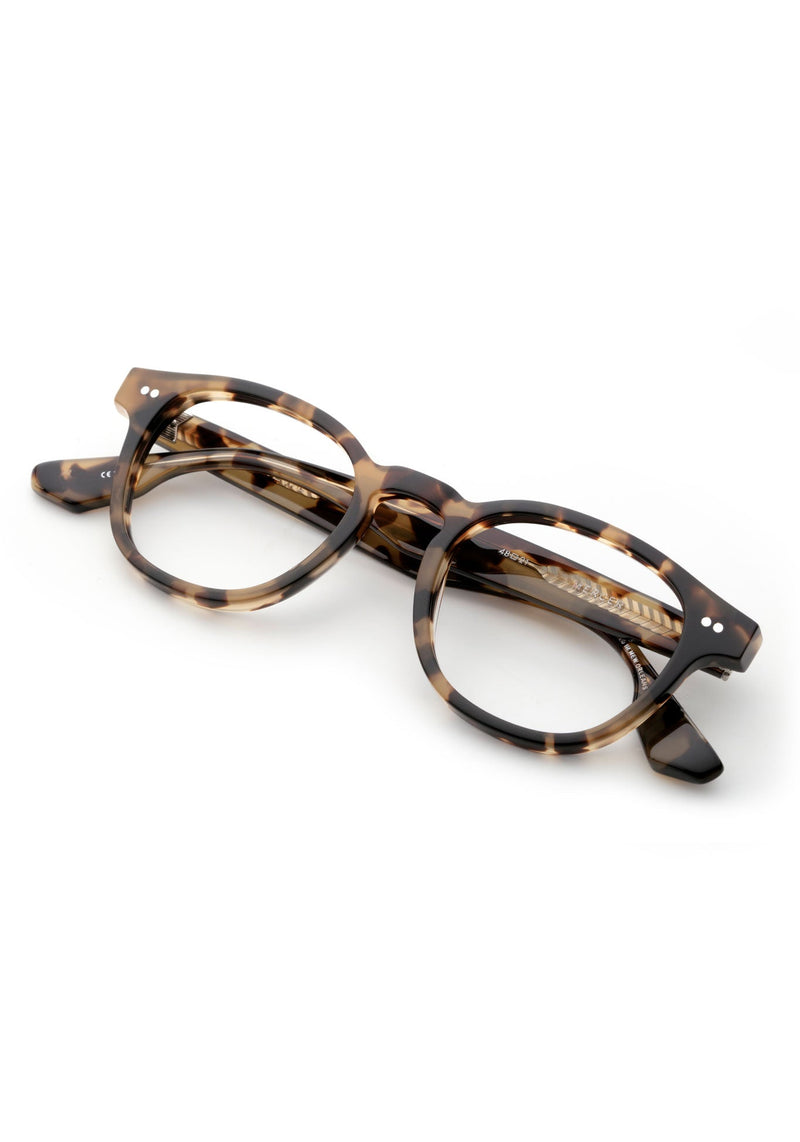 KREWE - MERCER | Fennel Handcrafted, luxury tortoise acetate glasses