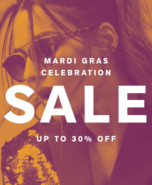 Mardi Gras sale up to 30% off