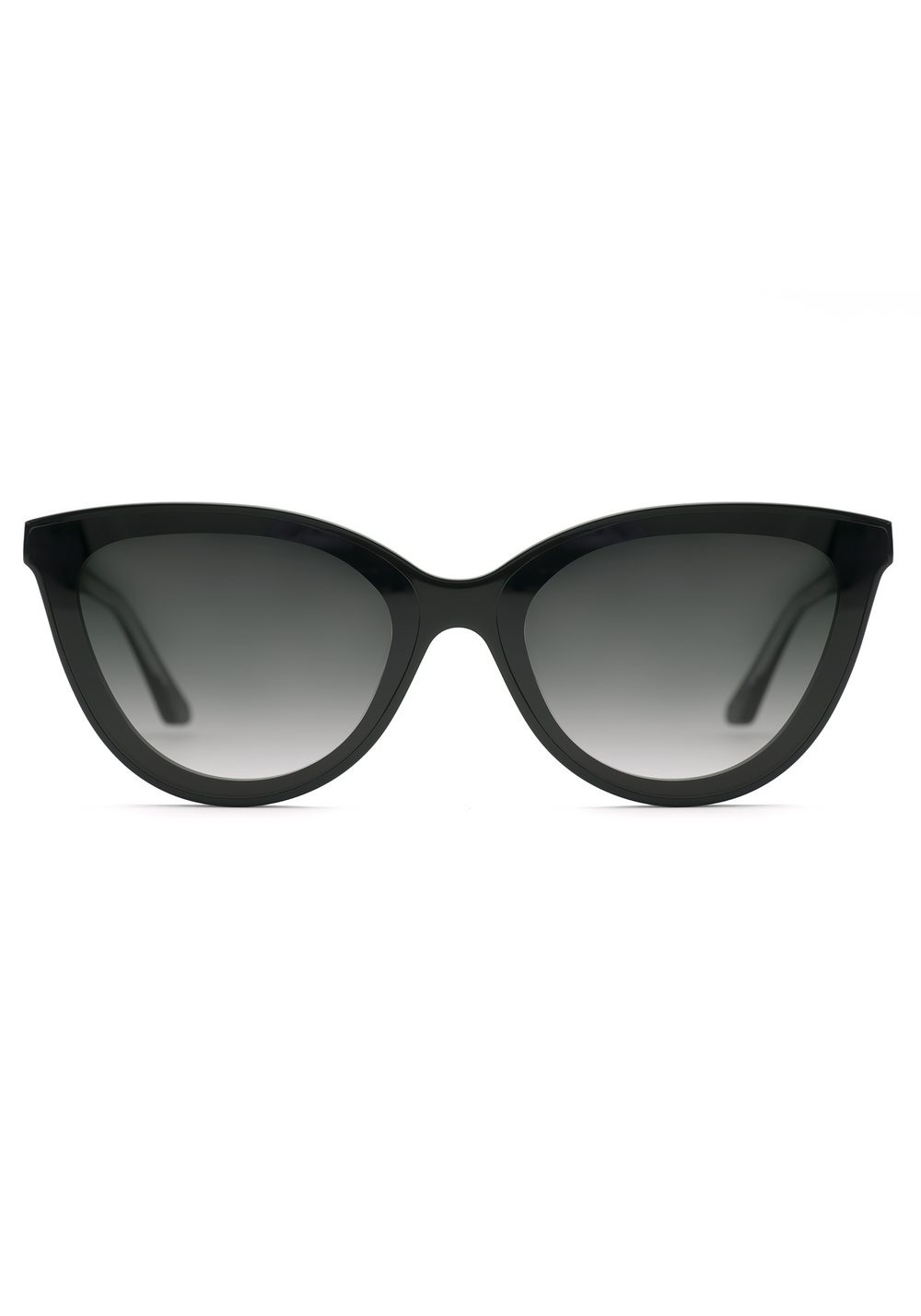 MONROE NYLON | Black and Black + Crystal Handcrafted, Luxury Black Acetate KREWE Sunglasses