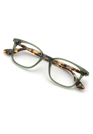 MONTE | Bottle Green + Zulu Handcrafted, Luxury Green Acetate KREWE Eyeglasses