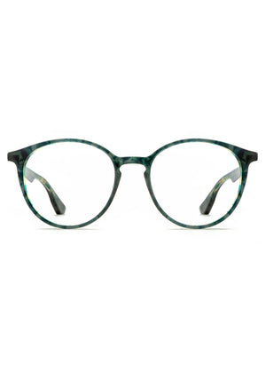 KREWE - MORRO | Grey Ivy Handcrafted, luxury green acetate eyeglasses