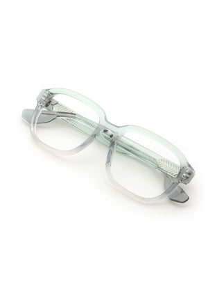 KREWE - NEVILLE | Lagoon Handcrafted, luxury blue acetate eyeglasses