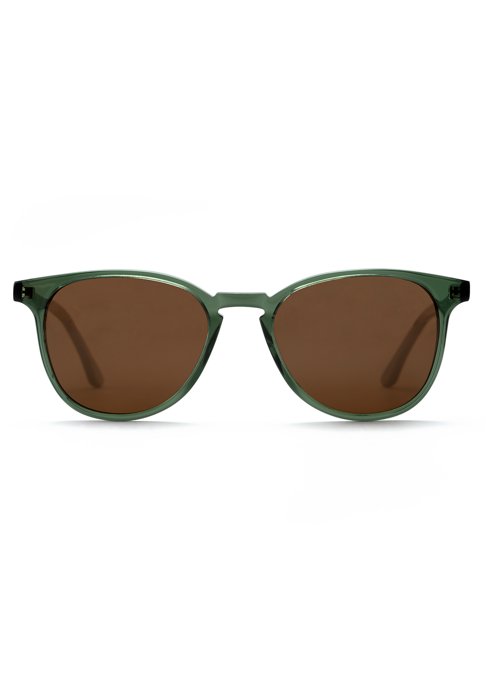 OLIVIER | Bottle Green handcrafted, luxury green acetate KREWE sunglasses