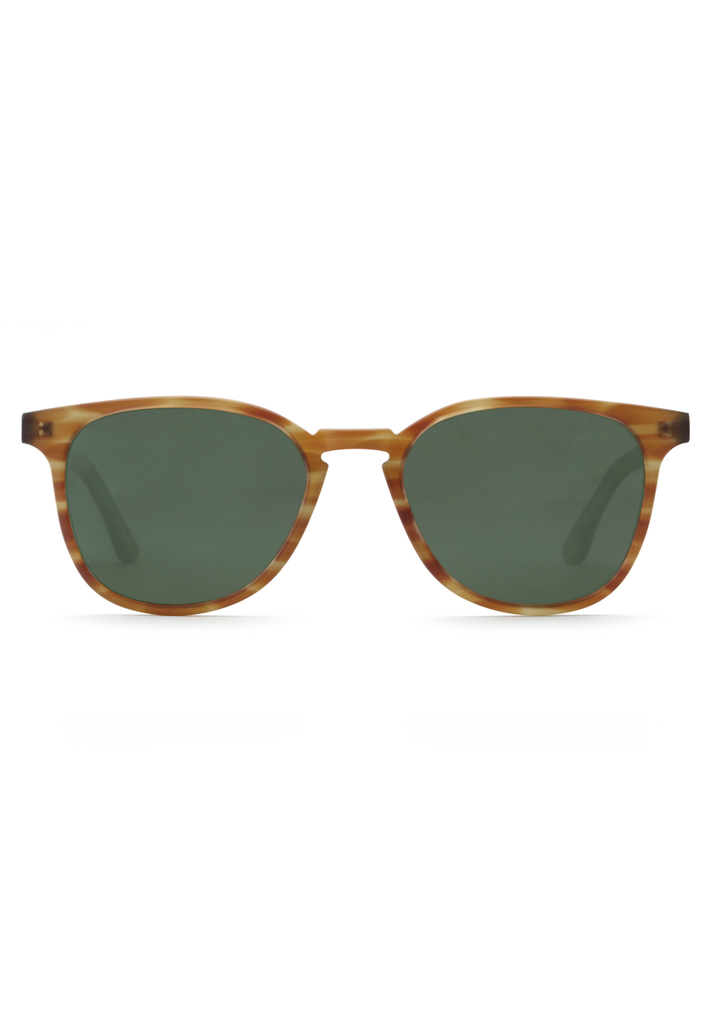 OLIVIER | Matte Willow Polarized handcrafted, luxury brown acetate KREWE sunglasses