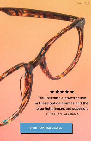 FULL BOSS MODE “[You become a powerhouse in these optical frames] and the blue light lenses are superior.”Jonathan, Mobile AL Shop Optical