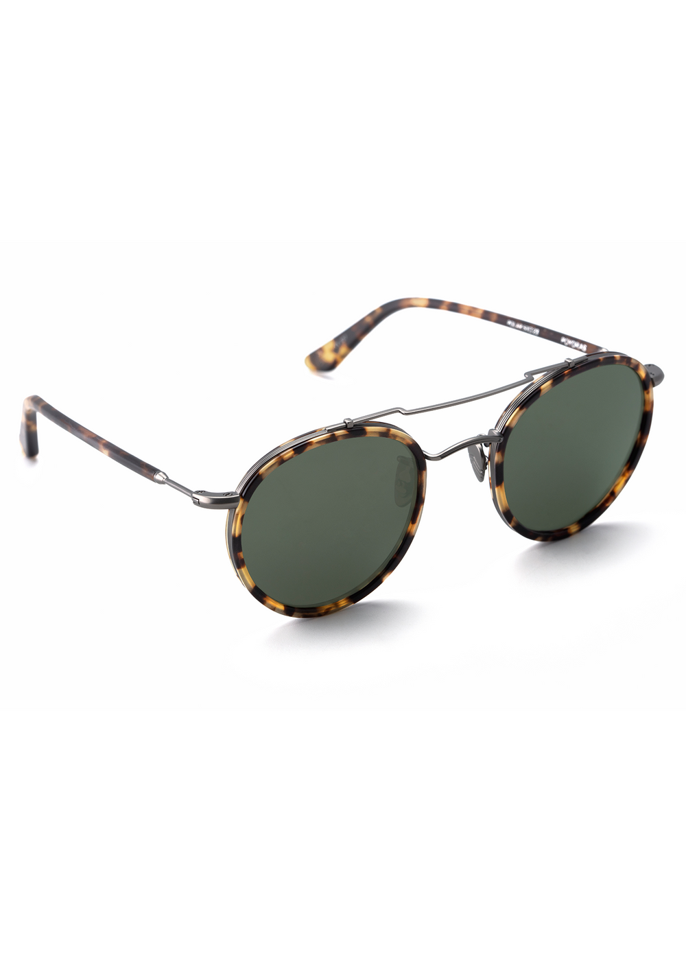 PORTER | Matte Bengal Polarized handcrafted, luxury, tortoise, acetate KREWE sunglasses