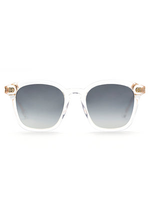 PRYTANIA | Crystal handcrafted, luxury clear acetate KREWE sunglasses