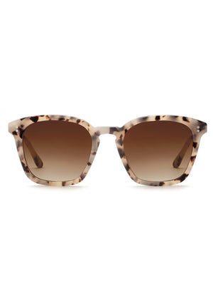 PRYTANIA | Matte Oyster Handcrafted, luxury tortoise shell acetate KREWE sunglasses