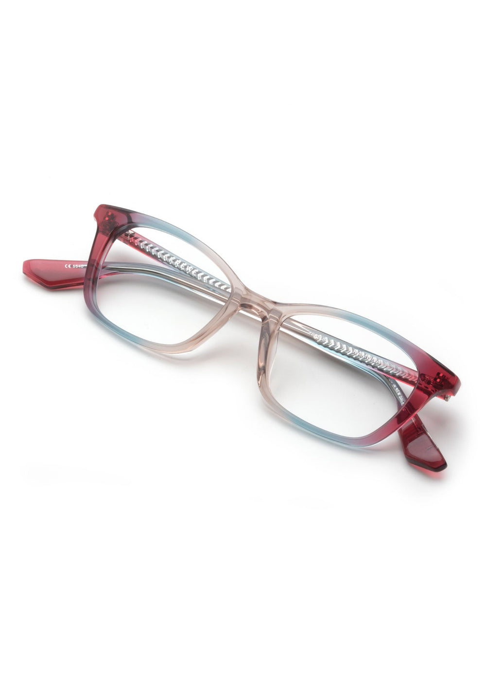 KREWE - RAMONA | Sorbetto Handcrafted, Luxury Multicolored Acetate Eyeglasses