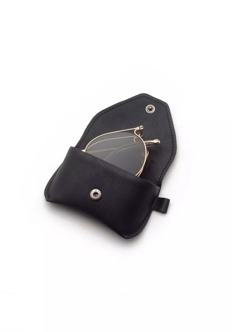 RAMPART FOLD | 18K + Crystal Polarized, Handcrafted Luxury Foldable KREWE Sunglasses mini case || mini-case