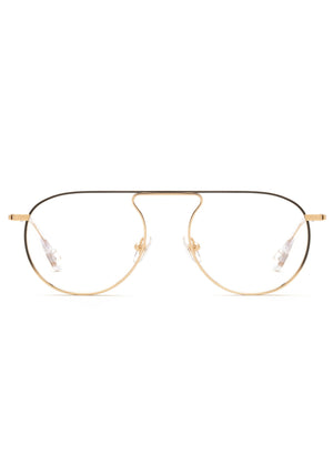 RAMPART OPTICAL | 18K + Matte Black Fade + Crystal