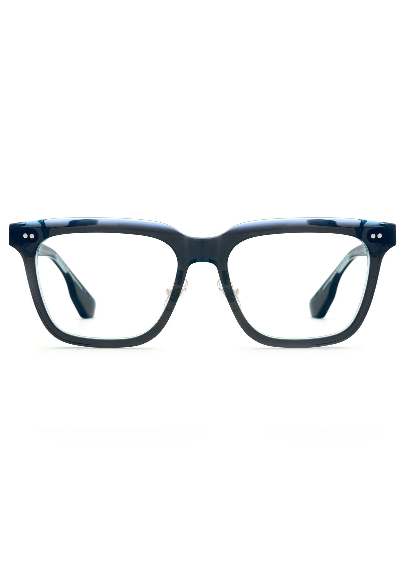 KREWE - REESE | Halo Handcrafted, luxury navy acetate eyeglasses