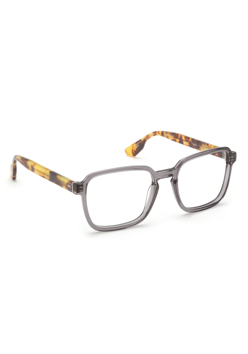 RUFFIN | Ash + Chai Handcrafted, Grey and Tortoise Shell Acetate KREWE Eyeglasses