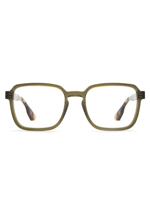 RUFFIN | Ash + Chai Handcrafted, Green and Tortoise Shell Acetate KREWE Eyeglasses
