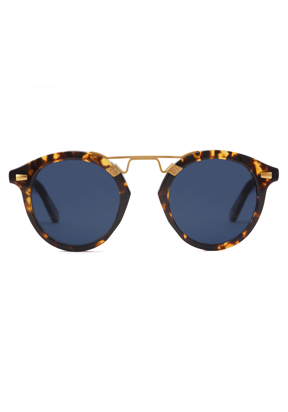 STL II | Bengal Polarized 24K Handcrafted, Brown Tortoise Acetate KREWE Sunglasses