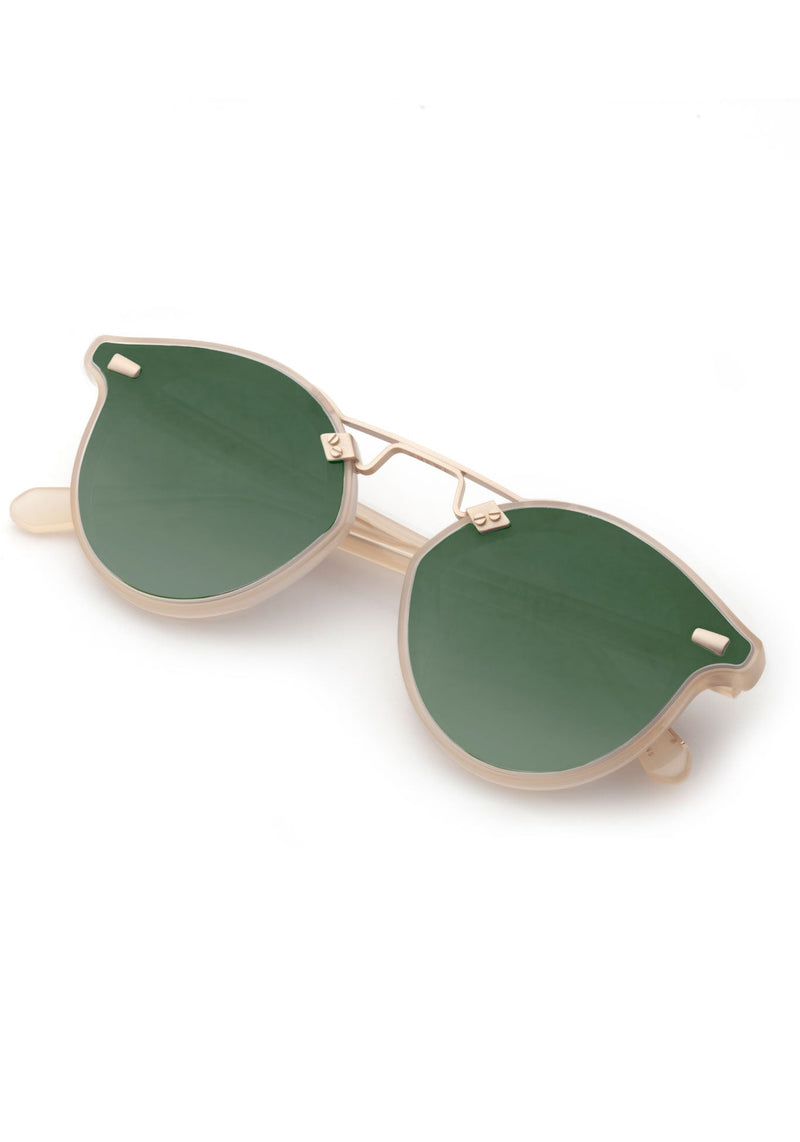 STL NYLON | Blonde 12k Mirrored Handcrafted, acetate sunglasses