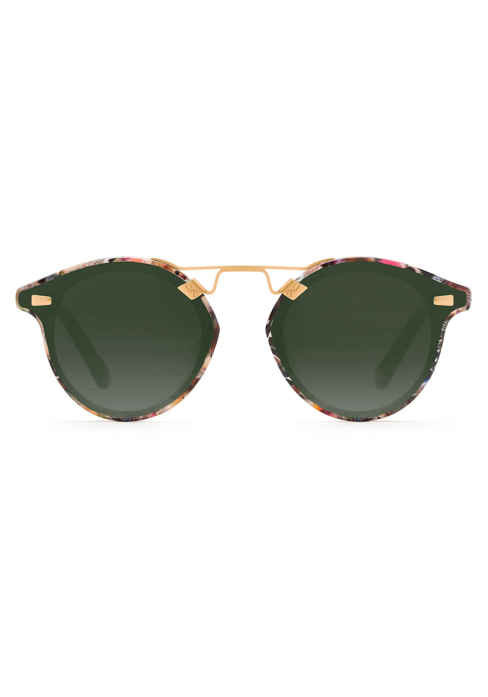 STL NYLON | Capri 24K Mirrored Handcrafted, luxury colorful acetate KREWE sunglasses
