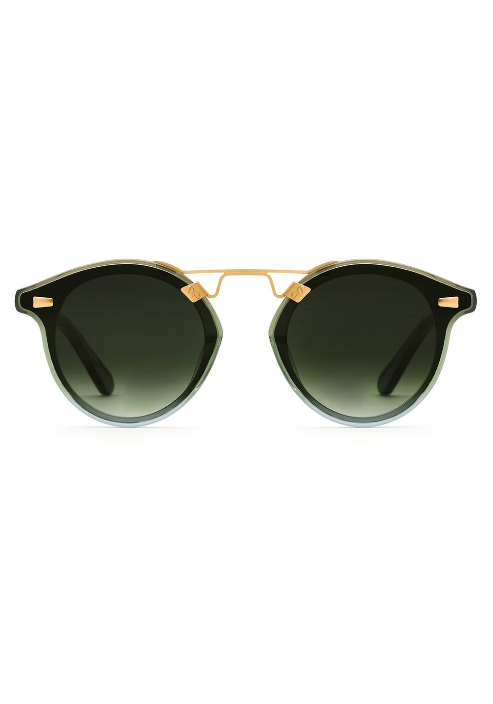 STL NYLON | Matcha 24K Handcrafted, luxury green and blue gradient acetate KREWE sunglasses