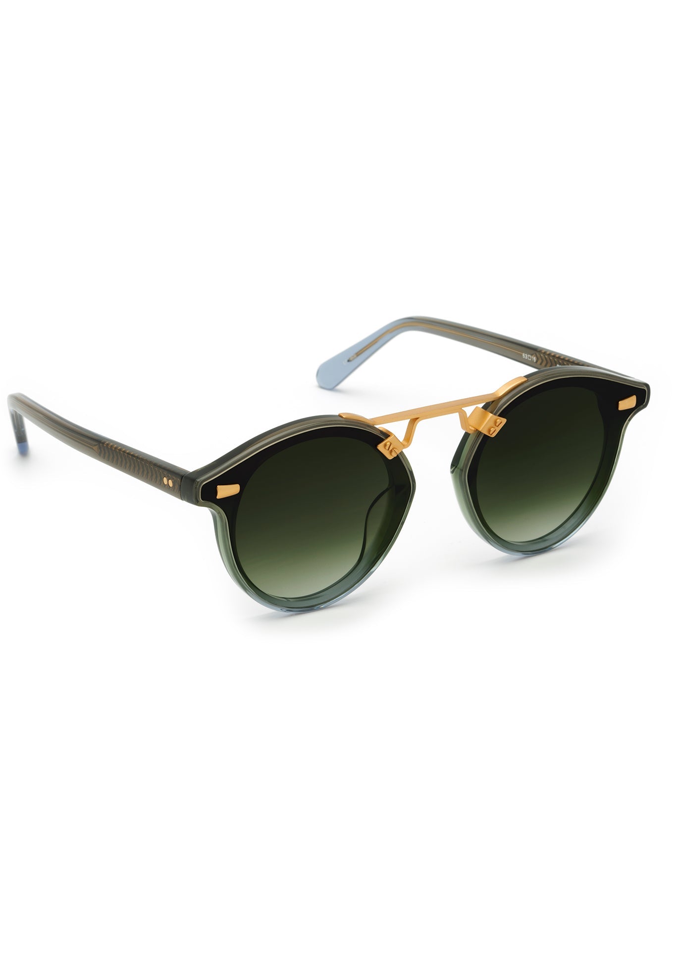 STL NYLON | Matcha 24K Handcrafted, luxury green and blue gradient acetate KREWE sunglasses