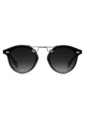STL NYLON | Vapor Matte Gunmetal Handcrafted, luxury black acetate KREWE sunglasses
