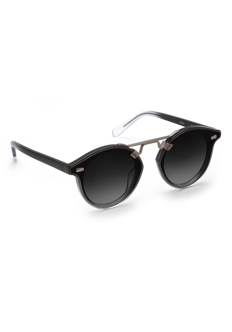 STL NYLON | Vapor Matte Gunmetal Handcrafted, luxury black acetate KREWE sunglasses