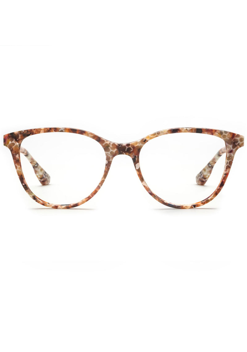KREWE - SIERRA | Matte Monarch Handcrafted, luxury orange acetate eyeglasses