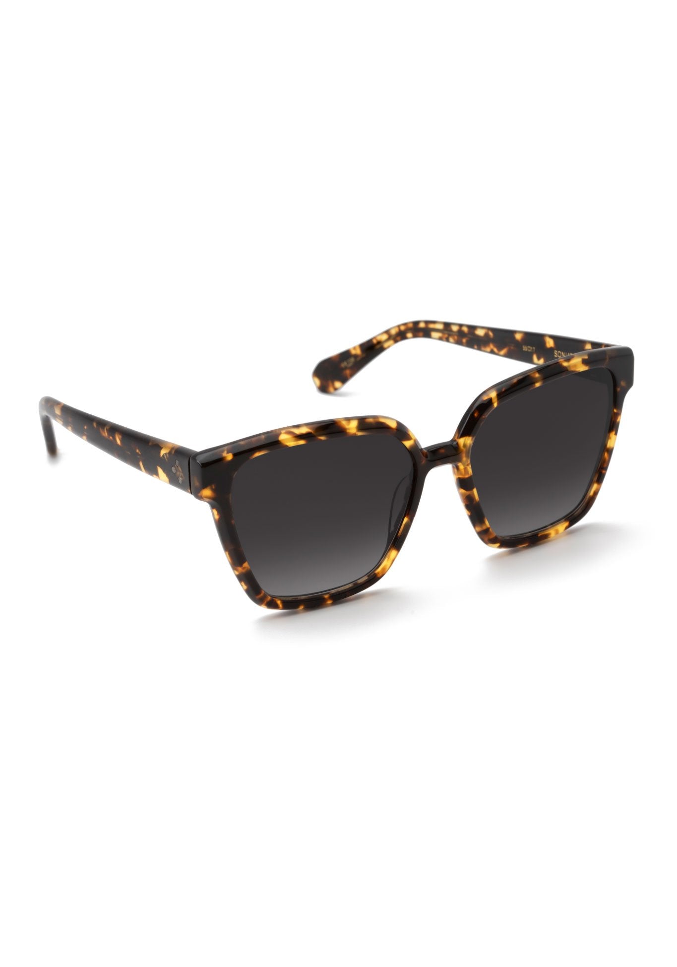 SONIAT | Bengal Handcrafted, Luxury Brown Tortoise Acetate KREWE Sunglasses