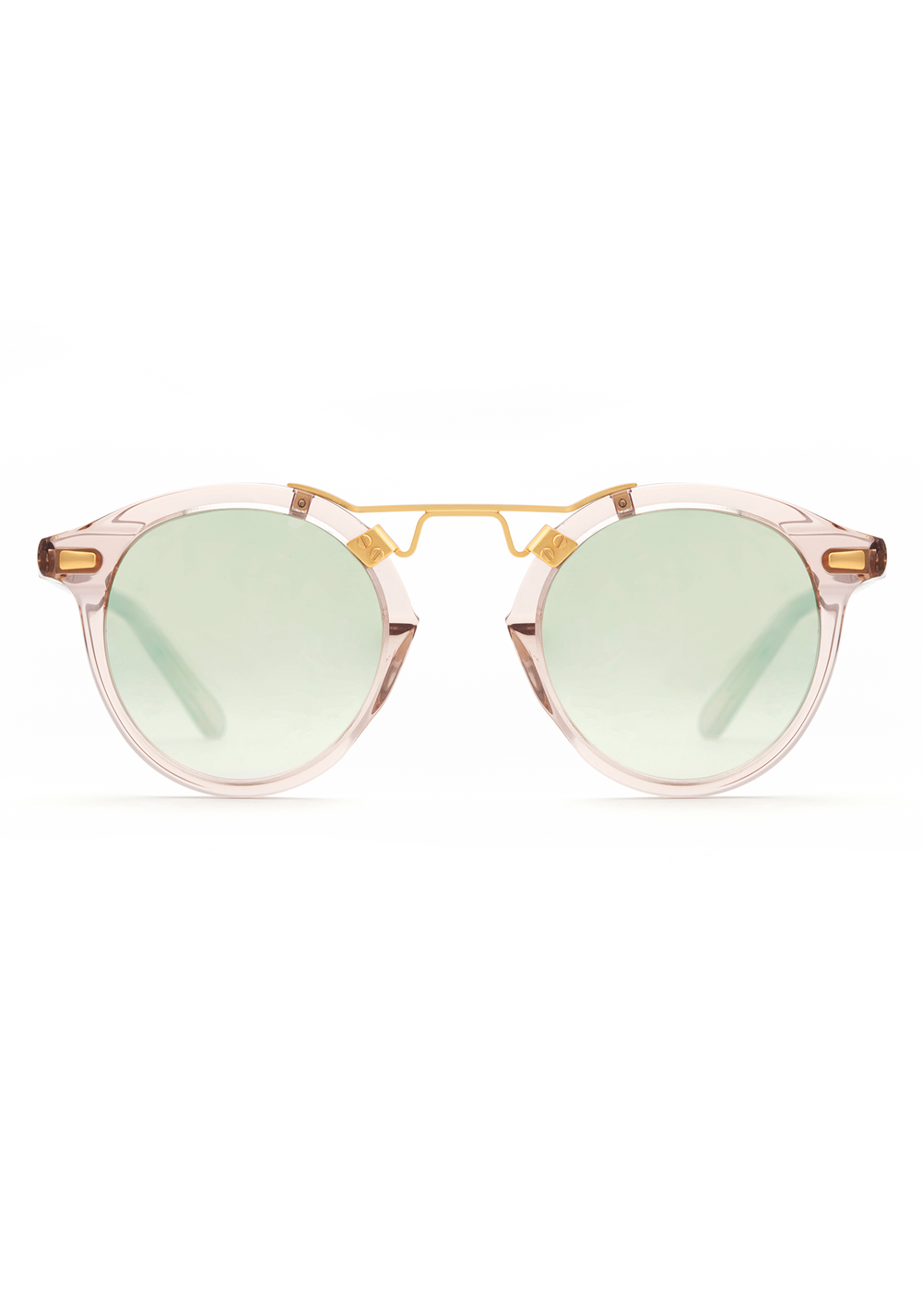 ST. LOUIS | Petal 24K Handcrafted, luxury, pink Acetate KREWE Sunglasses  