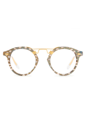 ST. LOUIS OPTICAL | Como + Crystal 18K Handcrafted, luxury acetate KREWE eyeglasses