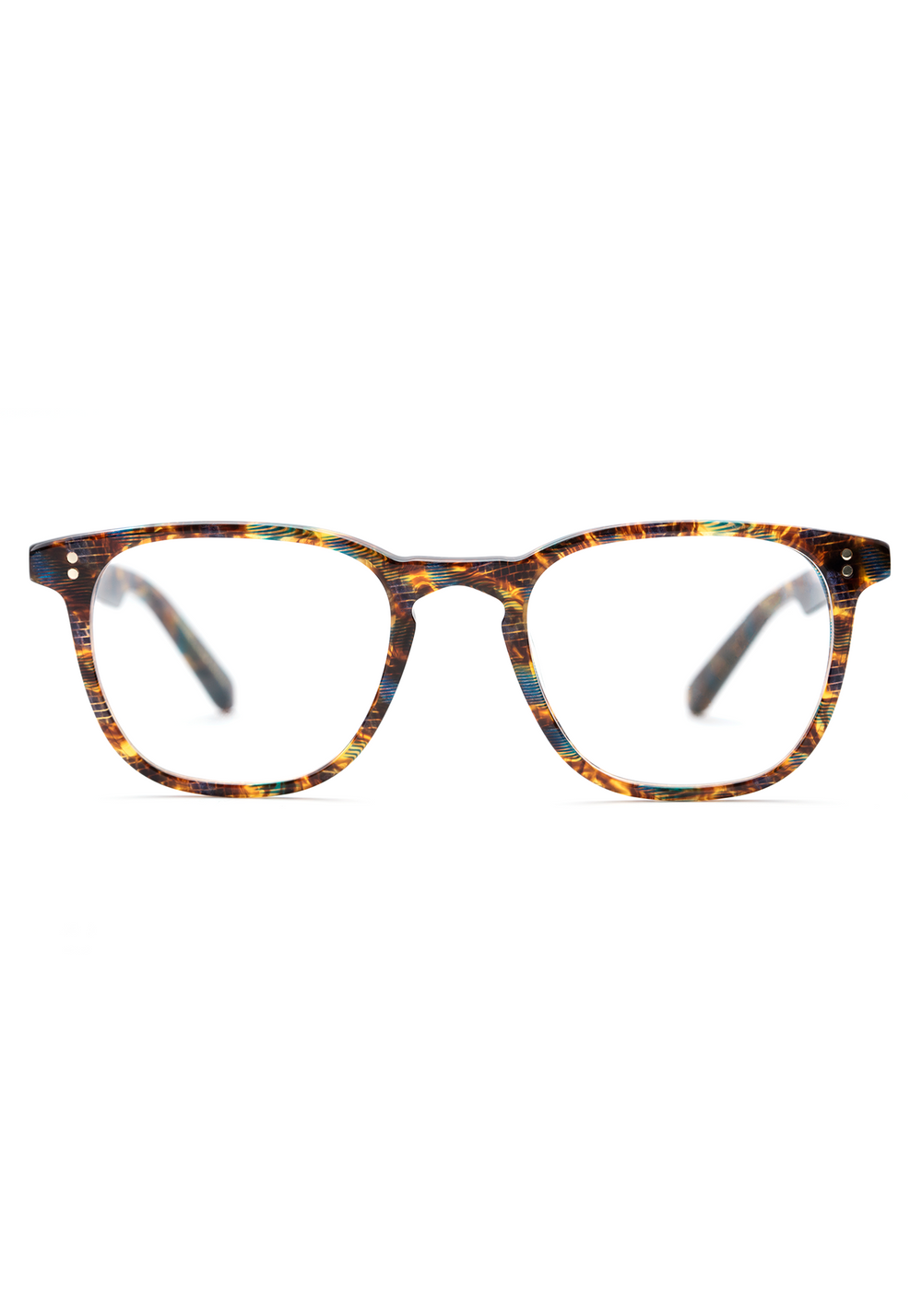 KREWE - STATE | Heron Handcrafted, Luxury Brown Acetate Eyeglasses