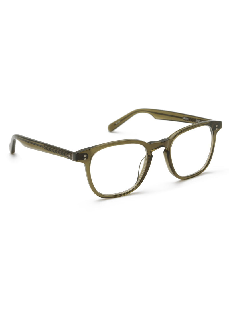 KREWE - STATE | Sage Handcrafted, luxury green acetate eyeglasses