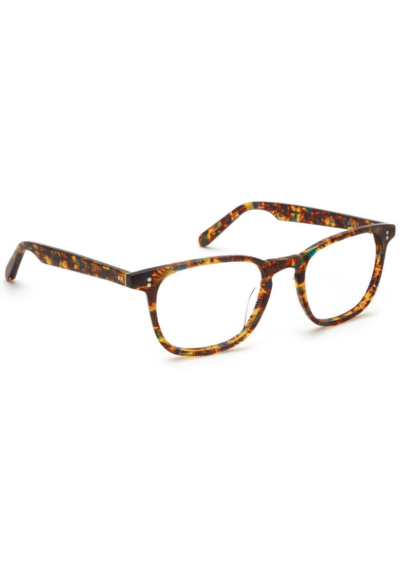 KREWE - STATE II | Heron Handcrafted, brown acetate eyeglasses