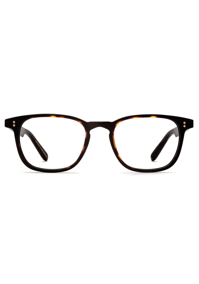 KREWE - STATE II | Matte Sazerac Handcrafted, luxury brown acetate eyeglasses
