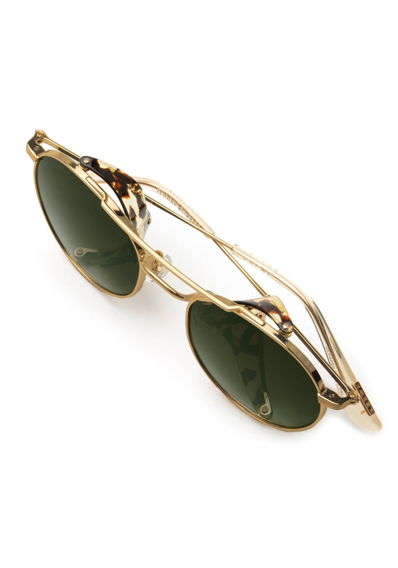 TCHOUP BLINKER | 24K + Zulu Handcrafted, Luxury stainless steel KREWE sunglasses