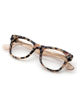 KREWE - TREME | Crema to Buff handcrafted, luxury brown acetate glasses