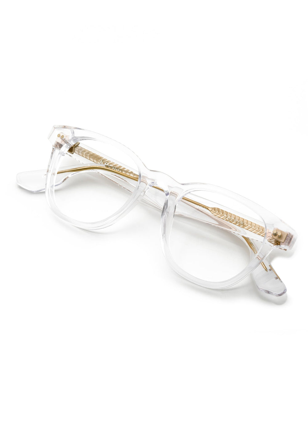 KREWE - TUCKER | Crystal Handcrafted, luxury clear acetate glasses