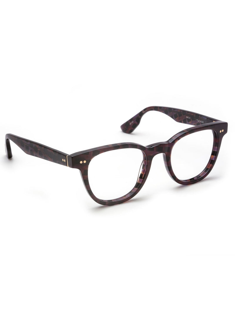 KREWE - TUCKER | Nova Handcrafted, luxury brown acetate eyeglasses