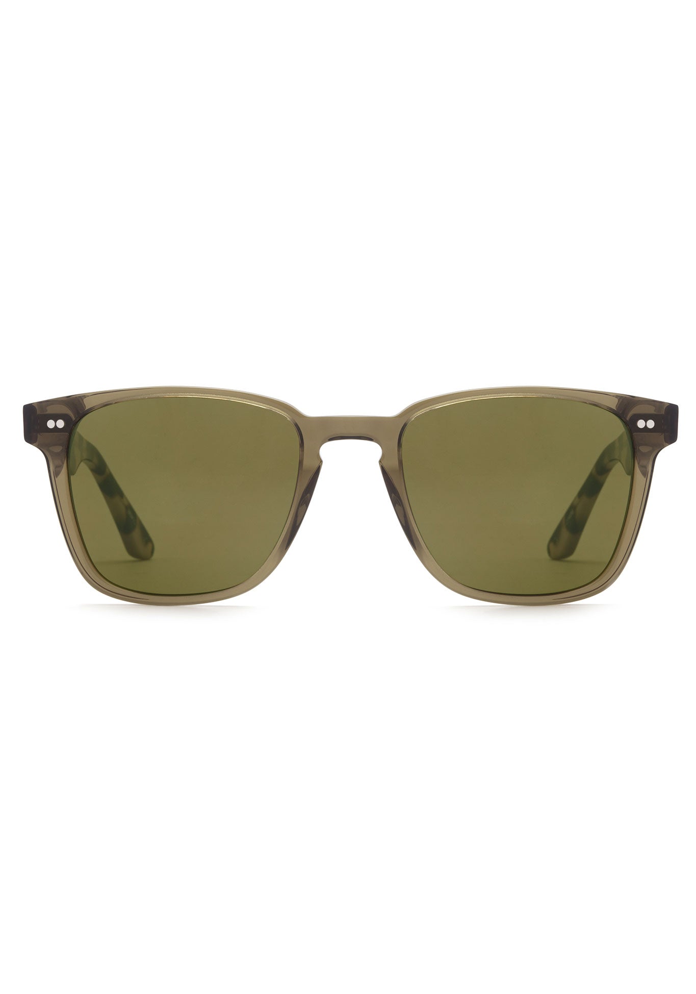 KREWE VINDEL | Olive + Iberia Handcrafted, luxury designer green classic mens sunglasses