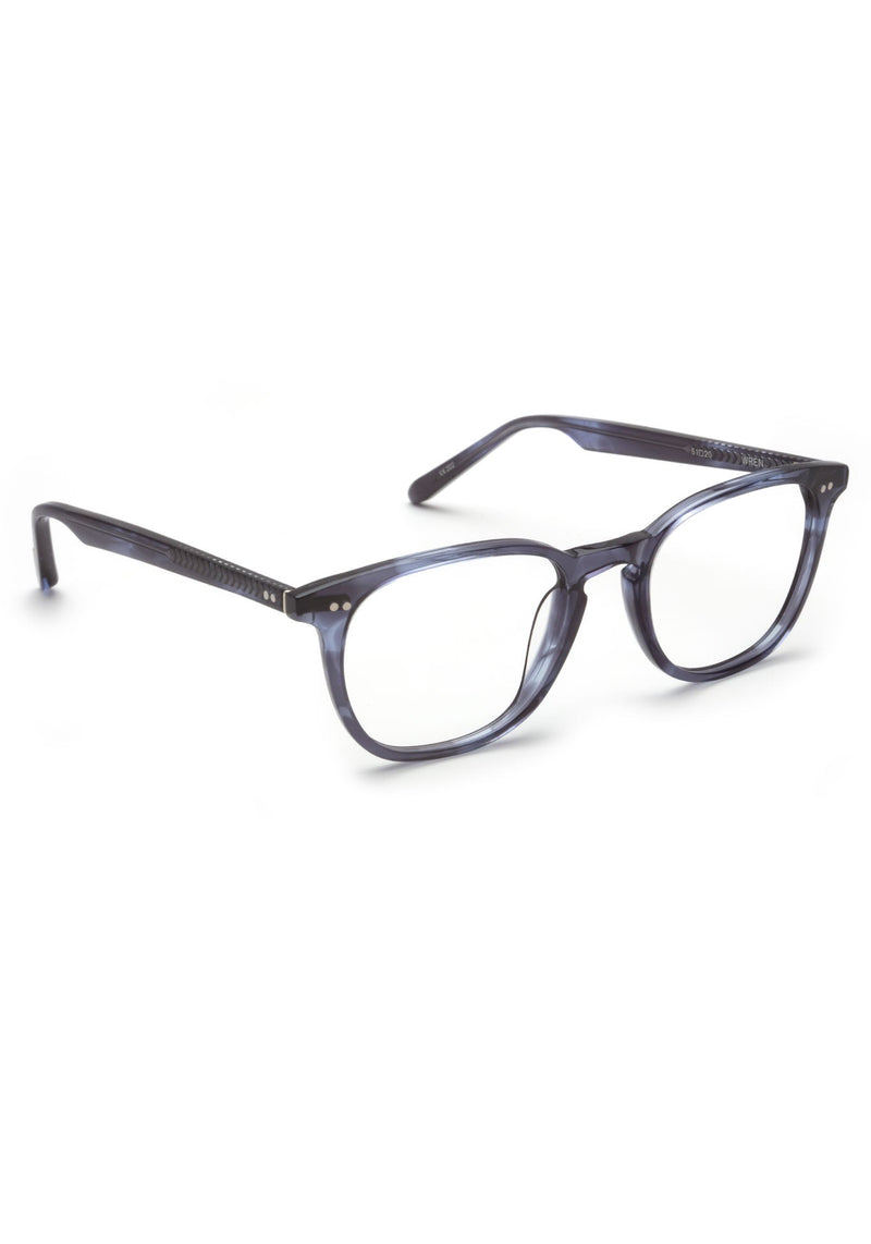 KREWE - WREN | Denim Handcrafted, luxury blue acetate eyeglasses