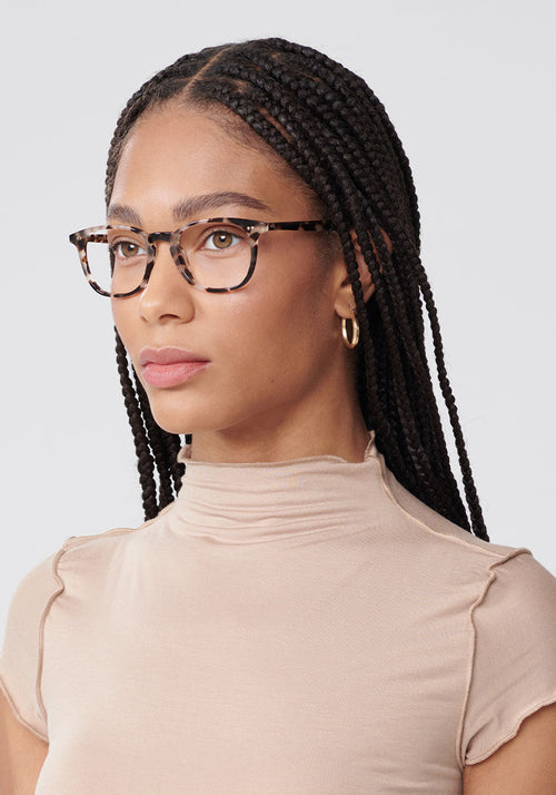 KREWE - WREN | Malt Handcrafted, luxury tortoise shell acetate glasses womens model | Model: Dido