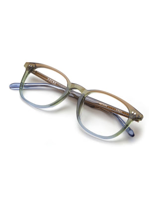KREWE - WREN | Matcha Handcrafted, luxury green and blue acetate eyeglasses