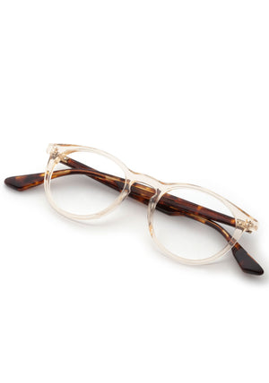 KREWE BAXTER | Haze + Rye Handcrafted, luxury yellow tinted acetate eyeglasses
