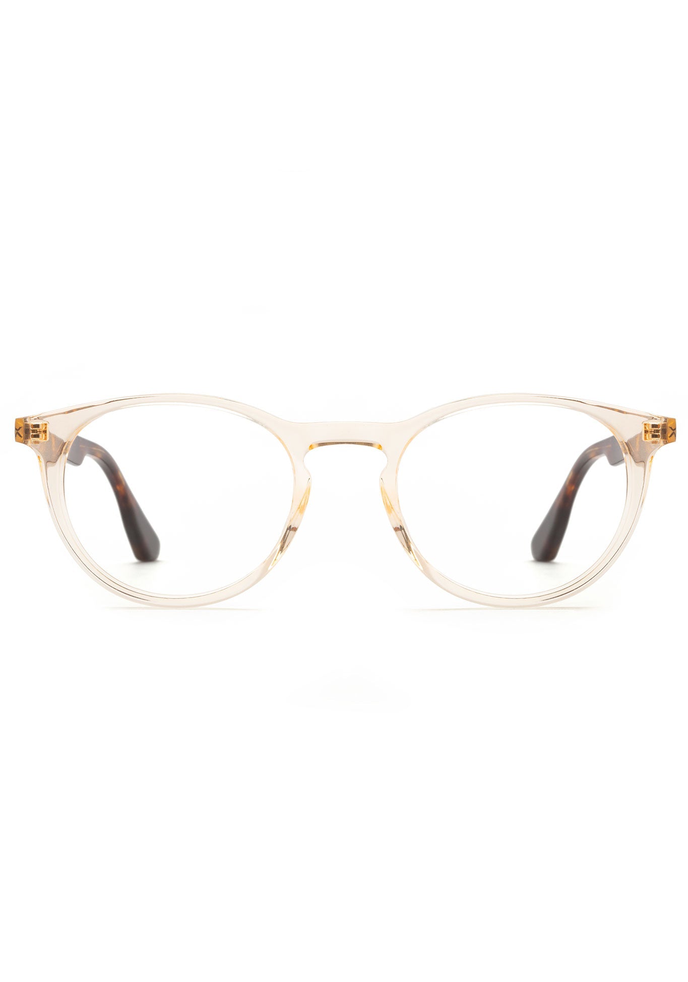 KREWE BAXTER | Haze + Rye Handcrafted, luxury yellow tinted acetate eyeglasses